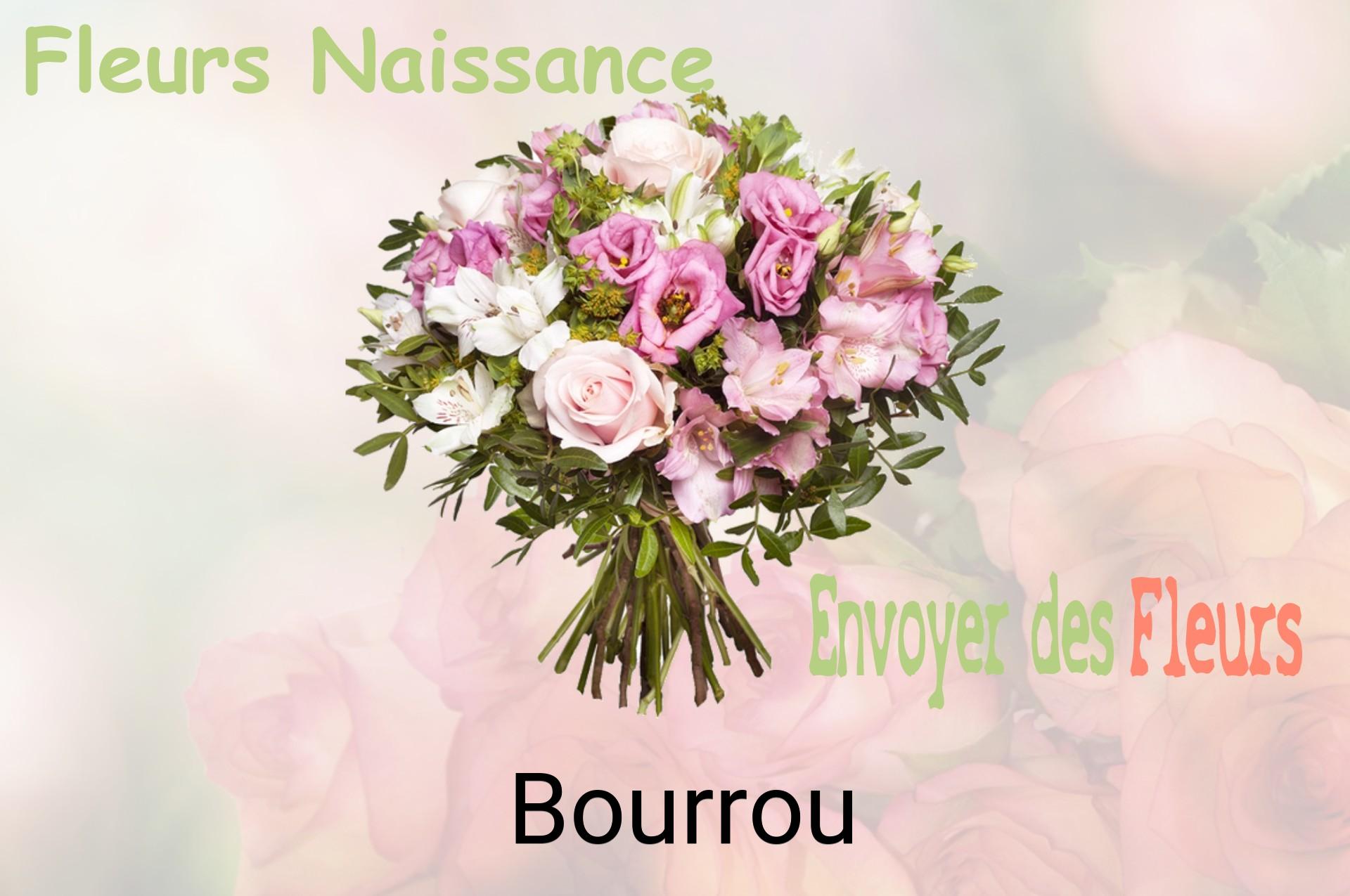 Bouquet de fleurs de naissance livré à Bourrou
